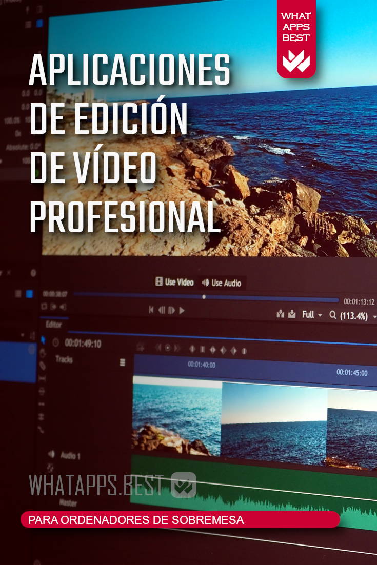 Software de edición de vídeo profesional para Windows, Mac y Linux. Las 7 mejores aplicaciones