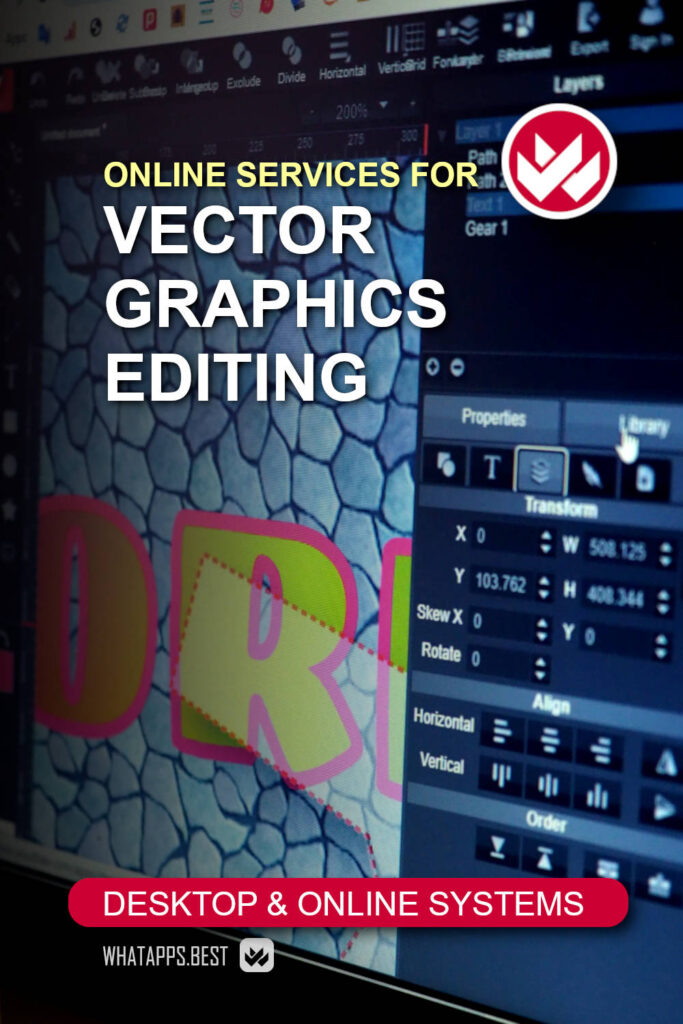 Online services for vector graphics editing