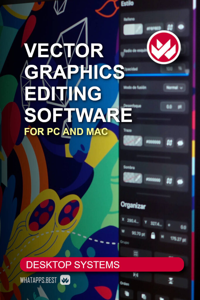 Vector graphics editing software for Windows and Mac